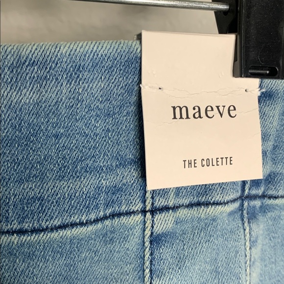 NEW Anthropologie Maeve the collette wide leg flare high rise jeans 31 - Picture 8 of 11